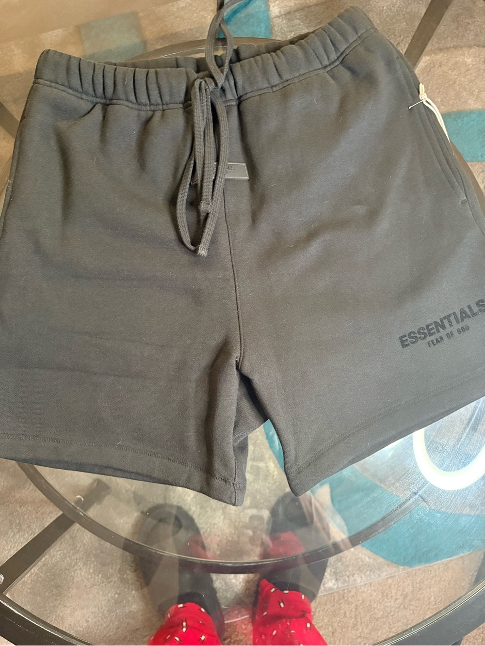 ESSENTIALS Men's Black Shorts